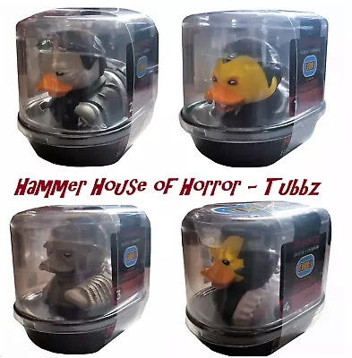 £19.99 • Buy Tubbz Collectable Rubber Duck Hammer Horror Dracula Frankenstein Mummy Wolfman