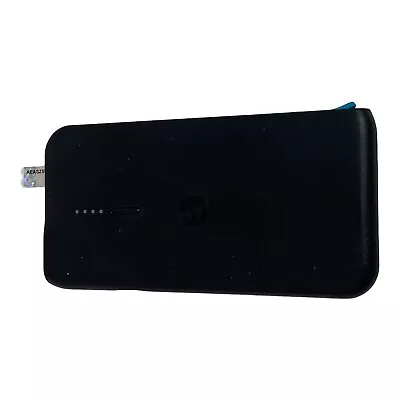 🥝 Motorola WPS-601-P793 Black 1390 MAh Built-in USB Cable Portable Power Bank • $3.19