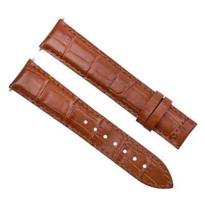 20mm Leather Band Strap For Maurice Lacroix Tan/light Brown Top Quality • $24.95