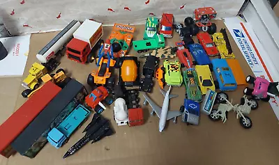 Huge Lot Of Vintage Batman Transformers Die Cast Cars & Trucks • $29.95