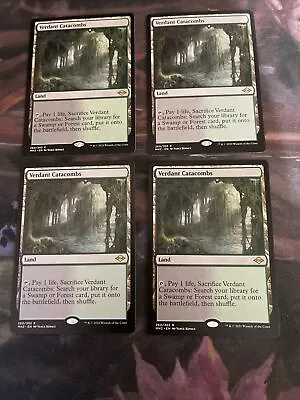 MTG Verdant Catacombs Modern Horizons 2 260/303 Regular Rare Playset Of 4 • $80