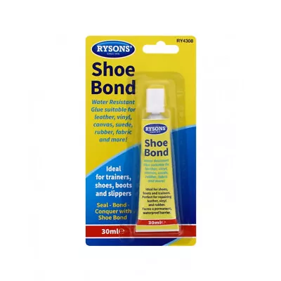 SHOE BOND Glue Adhesive Flexible Shoes Trainers Clothes Fabric Boot Sole • £3.95
