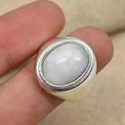 925 Sterling Silver Rainbow Moonstone Handmade Men's Birthday Ring All Size D70 • $15.91