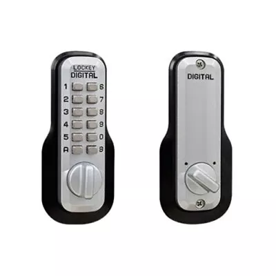 Lockey M210 MG SC Keyless Digital Deadbolt Door Lock Mechanical Code EZ Plate • $139.31