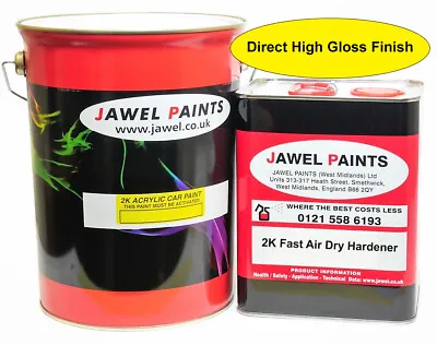 Car Paint 2K Acrylic RAL1017 GIALLO ZAFFERANDO Gloss 5lt Paint & 2.5lt Hardener • £197.45