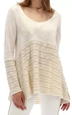 Desigual  NOELIA Knitted Cotton Blend Top Jumper L (Aus 12)-RRP$120.00 Aus • $34.50