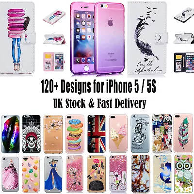 IPhone 5 5S Liquid Glitter Hard Phone Case Silicone Soft Cover *Clearance Offer* • £0.99