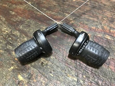 $30 • Buy 1990's Shifters Grip Shift Set SRT 600  3 X 8 Speed For MTB 