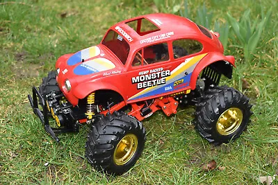 VINTAGE ORIGINAL  1980`s TAMIYA MONSTER BEETLE 58060 • £225