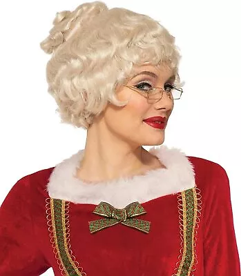 Mrs. Santa Claus Wig Premium Fancy Dress Up Halloween Adult Costume Accessory • $44.77