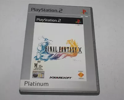 Sony Playsation 2 Final Fantasy X PS2 Game Complete Platinum • $11