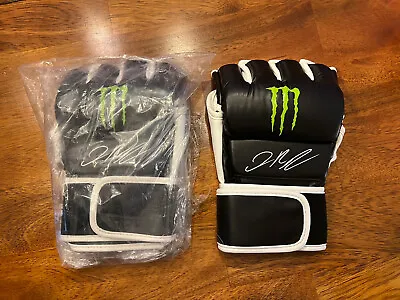 MONSTER Energy | MMA Gloves | Stamped Signed By DUSTIN POIRIER | Large • $50