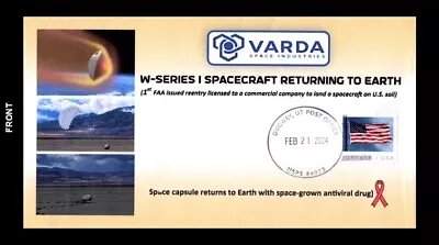 VARDA W-1 Spacecraft Returning To Earth February 21 2024 • $6