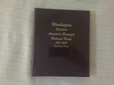 Dansco Coin Album # 8147 For National Park Quarters W/ Proofs From 2016-2021 • $249.99