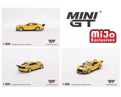 Mini Gt #535 - Yellow - Shelby Gt500 Dragon Snake Concept - Usa Exclusive • $9.95