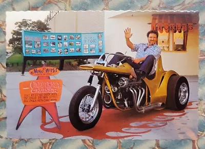 $15.99 • Buy Vintage Promo PostCard ED ROTH Custom Hot Rod V8 TRIKE California Chopper Card