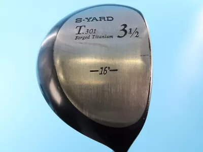 S-YARD S-YARD T.301 Fairway Wood 3-1/2W Original Carbon (R-1) #589 Golf Clubs • $109