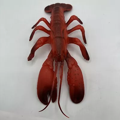 Vintage Blow Mold Lobster Decor Plastic Nautical Sea Life 11 X 6 Red • $39.90