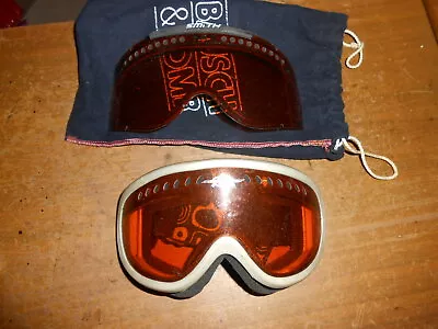 Vintage 1980s 1990s Anarchy Goggles Snow Ski Skiing Snowboarding & Smith Lens • $14.76