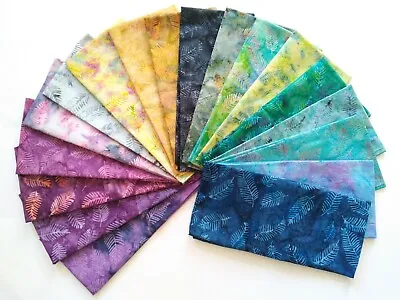 £6.20 • Buy Batik Fabric, Feather Motif, 100% Cotton, FQ ,Crafting, Quilting, Patchwork