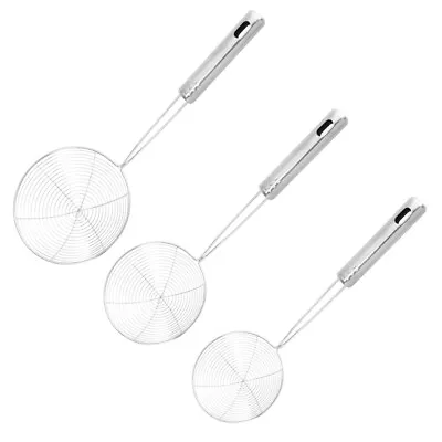  Fine Mesh Strainers And Colanders Pasta Scoop Ladle For Fried • £8.38