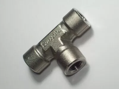 1- Swagelok Stainless Steel Pipe Tee Fitting 1/4  Female NPT SS-4-T • $24.89