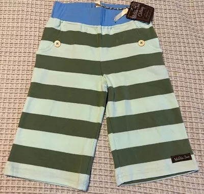 NWT Matilda Jane Camp MJC Stripes Win It Straightees Girls Pants Size 4 • $24.99