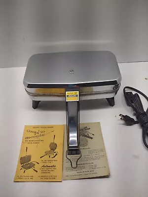 Vintage Vitantonio Pizzelle Chef 300a Italian Cookie Maker Baker Usa Made In Box • $199.99