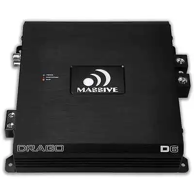 Massive Car Audio Monoblock 1 Channel Full Range Amplifier Class D 3000 Watt D6 • $257.99