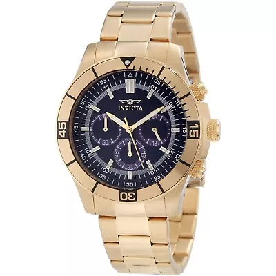 Invicta Specialty Men's Wrist Watch Stainless Steel Quartz Blue Dial 12844 • £149