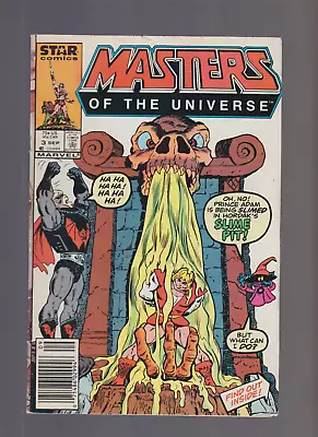 He-Man  Masters Of The Universe  #3 (1986) NEWSSTAND HORDAK SLIME PIT COVER • $9.50