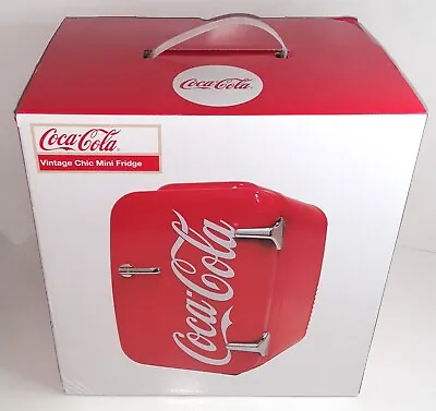 Coca Cola Item # K4lvc Vintage Chic Mini Fridge - Brand New • $19