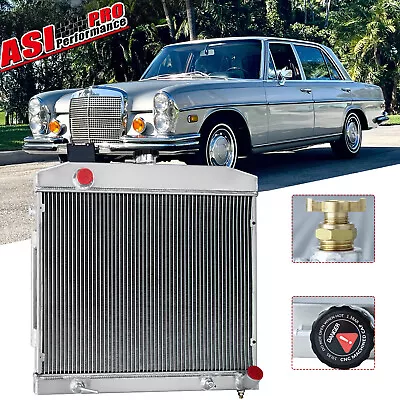 2 Rows Radiator For 1968-1973 Mercedes-Benz 280SE 280SEL 300SEL 2.8L/3.5L/4.5L • $199