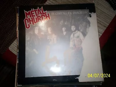 Metal Church Blessing In Disguise Vinyl First Press1989 • $20