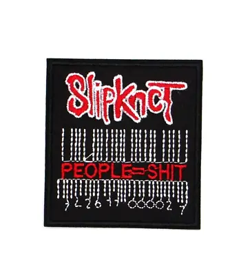 £3.20 • Buy Slipknot Iron On / Sew Embroidered Patch Badge Collectable Rock Metal Band Music