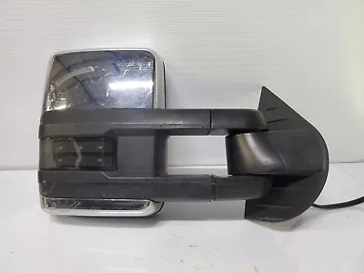 08-13 Chevy Silverado PASSENGER Side Tow Mirror Chrome W/ Turn Signal Heated RH • $126.65