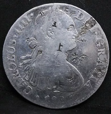 8 Reales 1806? Mexico MintCarlos IV. China/Chinese Chopmarks • £80