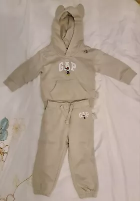 £32.99 • Buy Baby GAP X Disney Minnie Mouse Hoodie Sweatshirt +Jogger: 18-24months