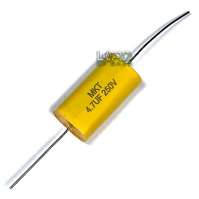 2pcs 4.7uF 250V  Metallized Polyester Film Capacitor 5% Audio Crossover Tweeter • $9.99