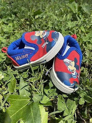 Baby Toddler Size 2 NEW Disney Mickey Mouse Slip On Shoes • $6.99