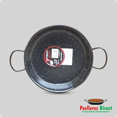 26cm Authentic Spanish Enamelled Steel Paella Pan • £9.99