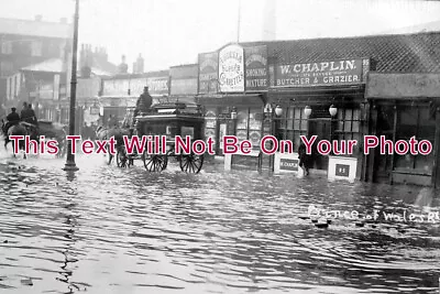 NF 366 - Horse Drawn Hearse Prince Of Wales Road Norwich Floods Norfolk • $4.91