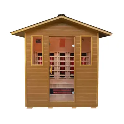 Cayenne 4-Person Outdoor Infrared Sauna • $4825.43