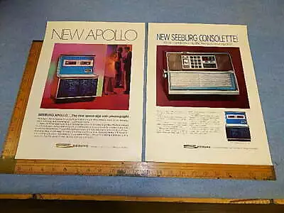 Seeburg LS3 Apollo & DEC Consolette Advertising Posters (11  X 14 ) • $15