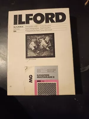 ILFORD Ilfospeed Multi Grade II 5x7 Inches Photographic Paper X 100 SEALED • £20