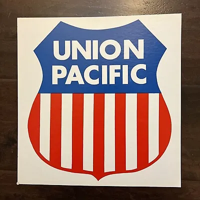 Railroad Train UNION PACIFIC Advertisement Sign • $20