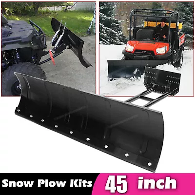 Snow Plow Kit 45'' Steel Blade Complete Universal Mount Package For ATV UTV • $295.99