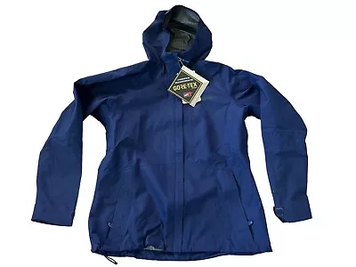 Marmot NWT Womens Size M Minimalist Jacket Arctic Navy Hoodie Gore-Tex Full Zip • $94.99