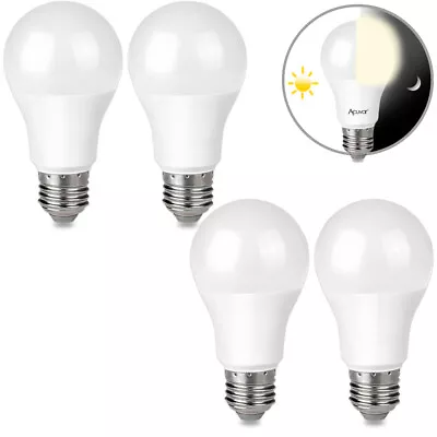 Acuvar 4-Pack Dusk To Dawn A19 E26 Light Bulbs LED Outdoor Porch Light Bulb • $14.49