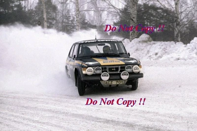£4 • Buy Stig Blomqvist Saab 99 EMS Swedish Rally 1977 Photograph 2